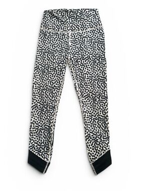 Lululemon Wunder Under Leopard Capri Leggings Sz 4